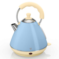 Swan Retro Pyramid Kettle - Blue